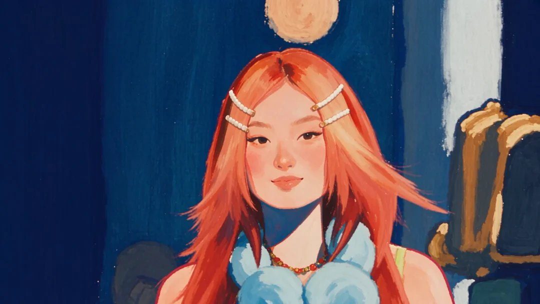 Moda expresiva en gouache
